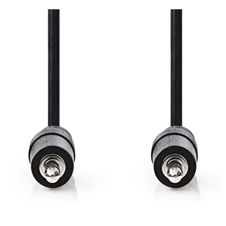 Nedis CAGB22000BK10 - Stereofonní Audio Kabel | 3,5mm Zástrčka - 3,5mm Zástrčka | 1 m | Černá barva