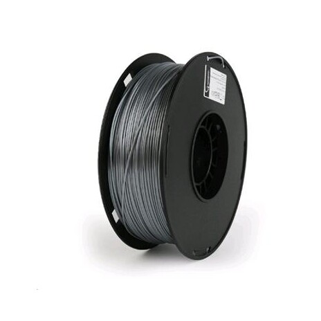 GEMBIRD, Tisková struna (filament) PLA PLUS, 1,75mm, 1kg, stříbrná
