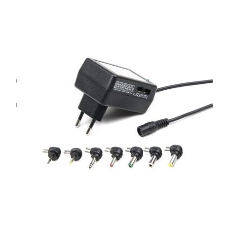 GEMBIRD Univerzální AC-DC adaptér EG-MC-008, 12W, 7 konektorů