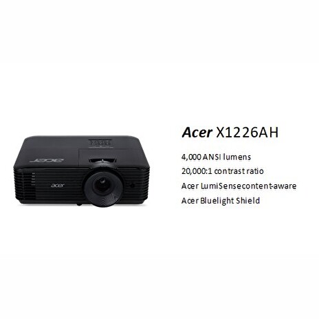 Acer X1226AH DLP/3D/1024x768 XGA/4000 ANSI /20 000:1/ HDMI /2.7Kg