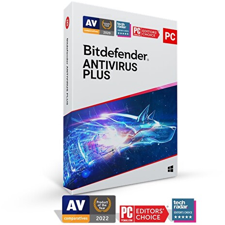 Bitdefender Antivirus Plus 10 zařízení na 1 rok