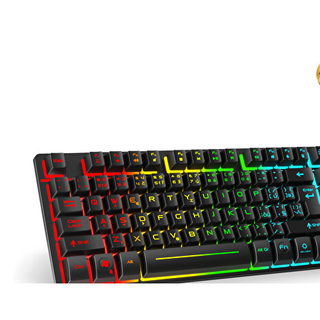 CONNECT IT NEO klávesnice pro hráče (CZ+SK verze), RGB podsvícení, reaguje na zvuk