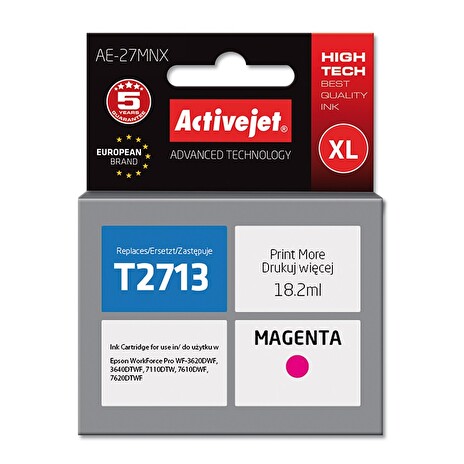 ActiveJet inkoust Epson T2713 new AE-27MNX 18 ml