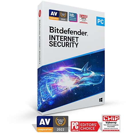 Bitdefender Internet Security 1 zařízení na 3 roky