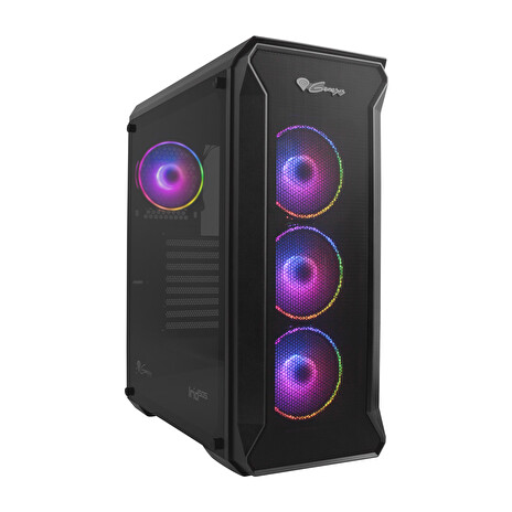 Genesis IRID 505/Midi Tower/Transpar./Černá