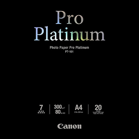 Papír Canon PT101 Pro Platinum Photo | 300g | A4 | 20 listů