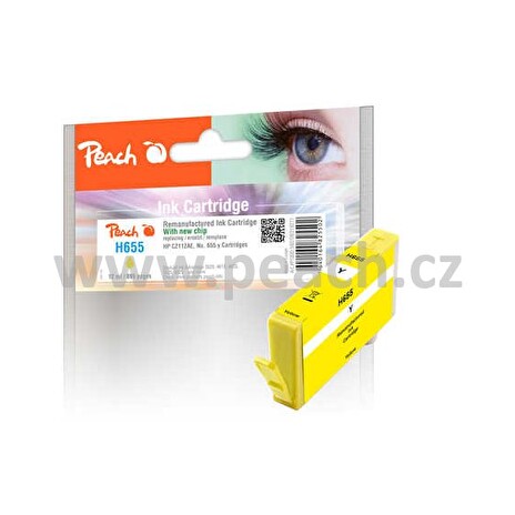 PEACH kompatibilní cartridge HP CZ112AE, No 655, Yellow, 12 ml