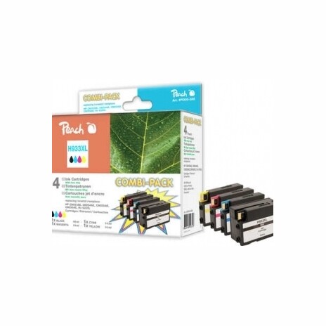 PEACH kompatibilní cartridge HP No 932XL/933XL MultiPack, Black, Cyan, Magenta, Yellow, 42 ml, 3x 14 ml