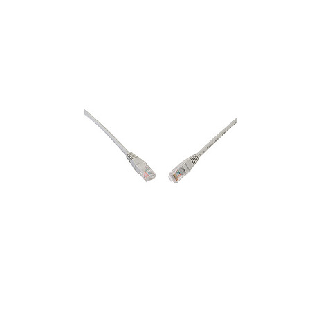 Solarix Patch kabel CAT6 UTP PVC 0,5m šedý non-snag-proof C6-155GY-0,5MB
