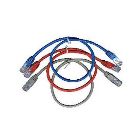 C-TECH Kabel patchcord Cat5e, UTP, šedý, 30m
