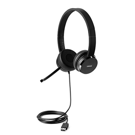 Lenovo sluchátka 100 USB Stereo