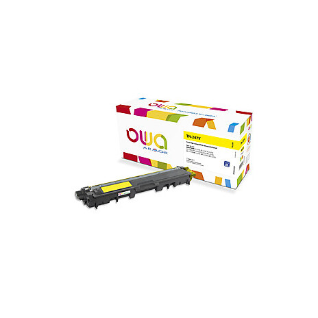 OWA Armor toner kompatibilní s Brother TN-247Y, 2300st, žlutá/yellow