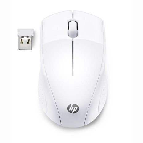 HP 220/Ergonomická/Optická/1 600 DPI/Bezdrátová USB/Bílá