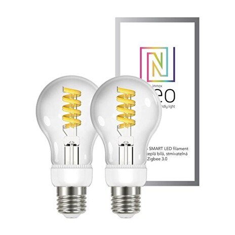 Smart sada LED žárovek E27 5W bílá IMMAX NEO 07089B ZigBee Tuya