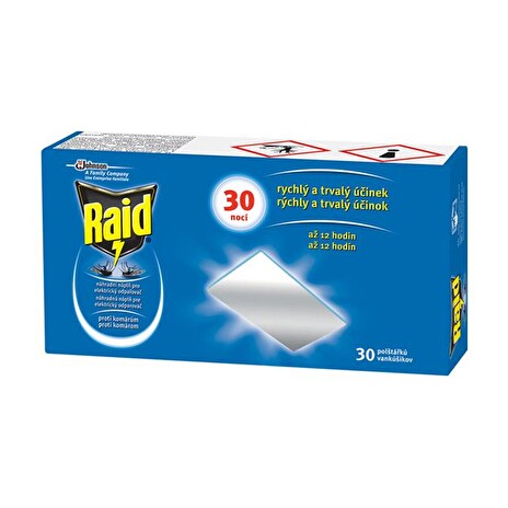 RAID elektrický - polštářek suchá náplň 30ks