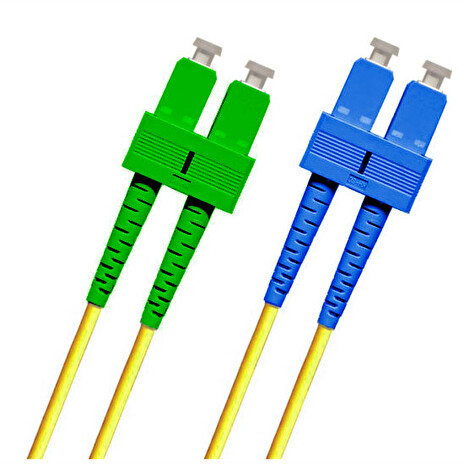 FO patchkabel DUPLEX SC/APC - SC 9/125 SM 10m, OS2