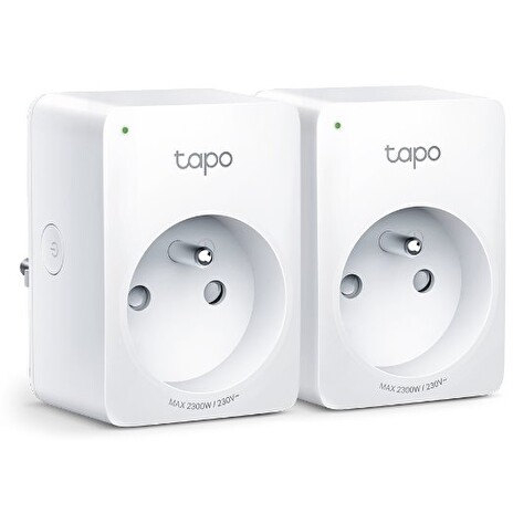 Chytrá zásuvka TP-Link Tapo P100 (2-pack) regulace 230V přes IP, Cloud, WiFi