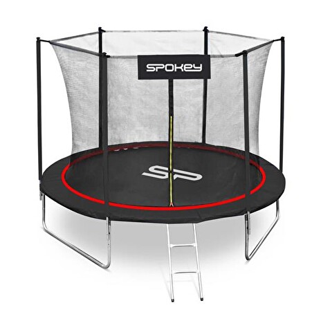 Trampolína SPOKEY JUMPER 244cm černo-červená