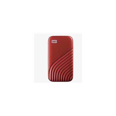 SanDisk WD My Passport SSD externí 500GB , USB-C 3.2 ,1050/1000MB/s R/W PC & Mac ,Red