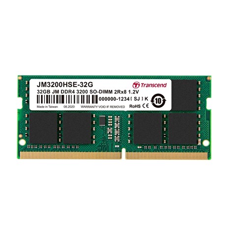 Transcend paměť 32GB (JetRam) SODIMM DDR4 3200 2Rx8 CL22