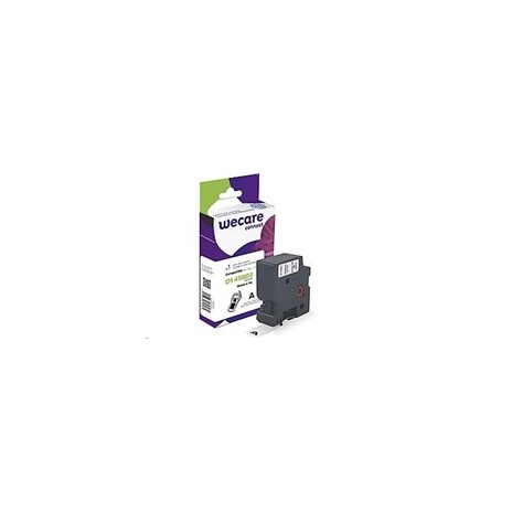 WECARE ARMOR páska pro DYMO S0720830, černá/bílá, 19mm x 7m