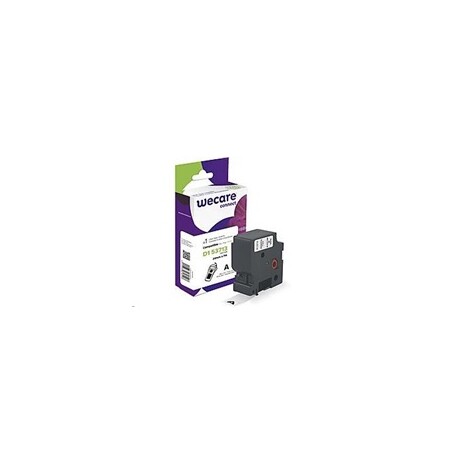 WECARE ARMOR páska pro DYMO S0720930, černá/bílá, 24mm x 7m