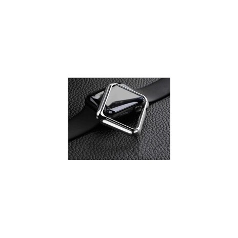 COTEetCI polykarbonátové pouzdro pro Apple Watch 42 mm stříbrné