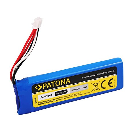 Baterie pro reproduktory JBL Flip 3 3000mAh Li-Pol 3,7V PATONA PT6511