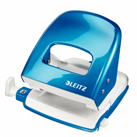 LEITZ Stolní děrovačka NeXXt WOW 5008, met. modrá, box