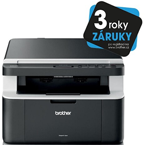 Tiskárna Brother DCP-1512E, A4, laser, černobílá, GDI/kopírka/skener, USB - z voleb - 3 roky záruka po registraci