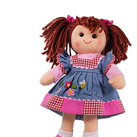 Panenka Bigjigs Toys látková Melody, 34 cm