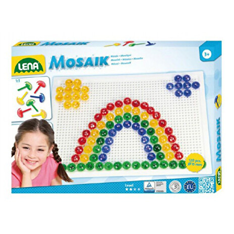 Dětská mozaika LENA Krystal 120ks