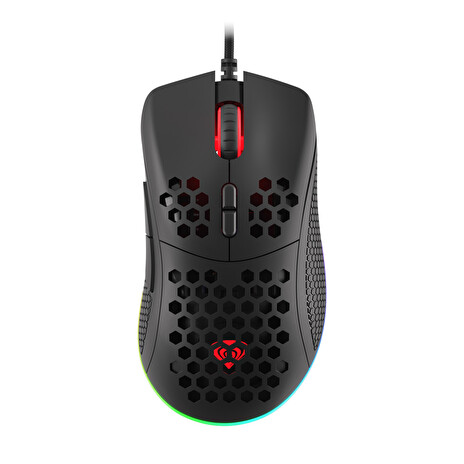 Genesis herní optická myš KRYPTON 550/RGB/Herní/Optická/Pro praváky/8 000 DPI/Drátová USB/Černá