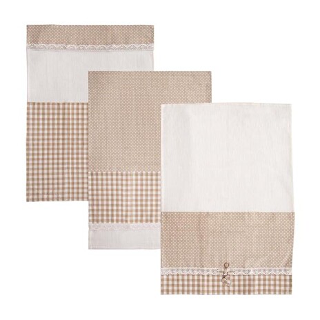 Sada kuchyňských utěrek ORION Dot Gifty Beige