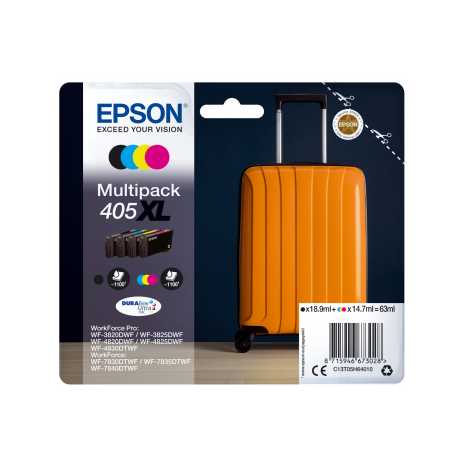 Epson Multipack 4 Colours 405XL DURABrite Ultra Ink