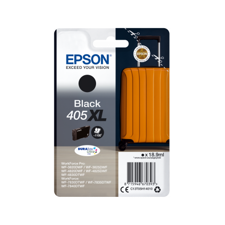 Epson Singlepack Black 405XL DURABrite Ultra Ink