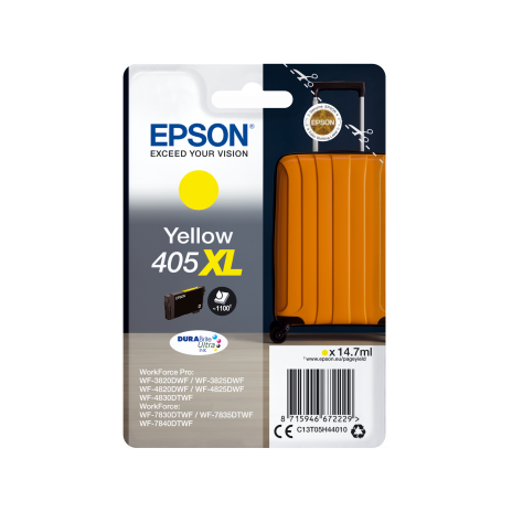 Epson Singlepack Yellow 405XL DURABrite Ultra Ink