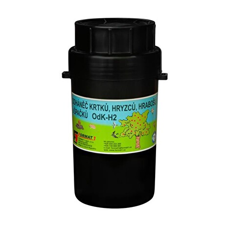 Odpuzovač krtků a hrabošů FORMAT OdK-H2 s náhodně se měnícím zvukem