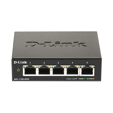 D-Link DGS-1100-05V2 Easy Smart Switch 10/100/1000