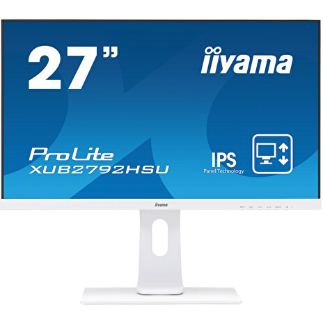 iiyama ProLite/XUB2792HSU-W1/27"/IPS/FHD/75Hz/4ms/White/3R