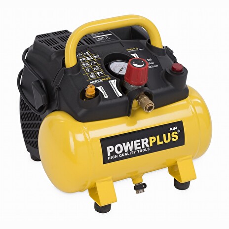 Kompresor Powerplus POWX1721 bezolejový