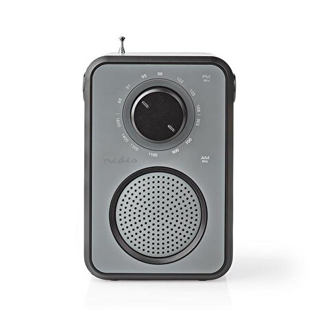 Rádio NEDIS RDFM1400GY GREY/BLACK