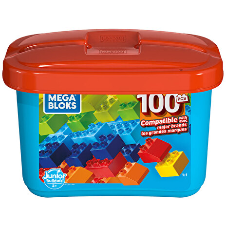 Kostky Mattel Mega Bloks Junior základní box 100 ks