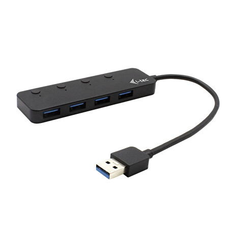 i-tec USB 3.0 Metal HUB 4 Port with individual On/Off Switches