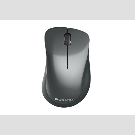 CANYON myš optická bezdrátová MW-11B, 1200 dpi, 3 tl, USB reciever, černá