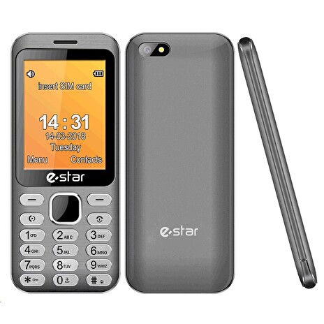 eSTAR X28 Dual Sim gsm tel. Silver