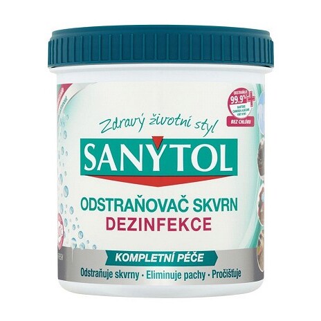 Dezinfekční odstraňovač skvrn SANYTOL 450g