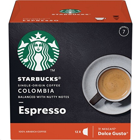 Kávové kapsle Nestlé Dolce Gusto Colombia Espresso 12 ks Starbucks