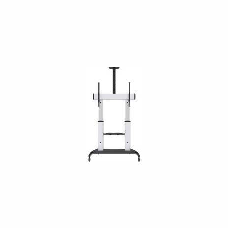 MANHATTAN stojan TV (60" to 100"), Low-Profile TV Wall Mount, hliníková konstrukce, černo-stříbrná