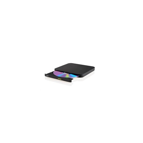 HITACHI LG - externí mechanika DVD-W/CD-RW/DVD±R/±RW/RAM/M-DISC GP96Y, Ultra Slim, OTG konektor, Black, box+SW
